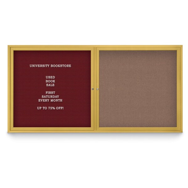 Corkboard, Rubber/Satin, 72"x36"